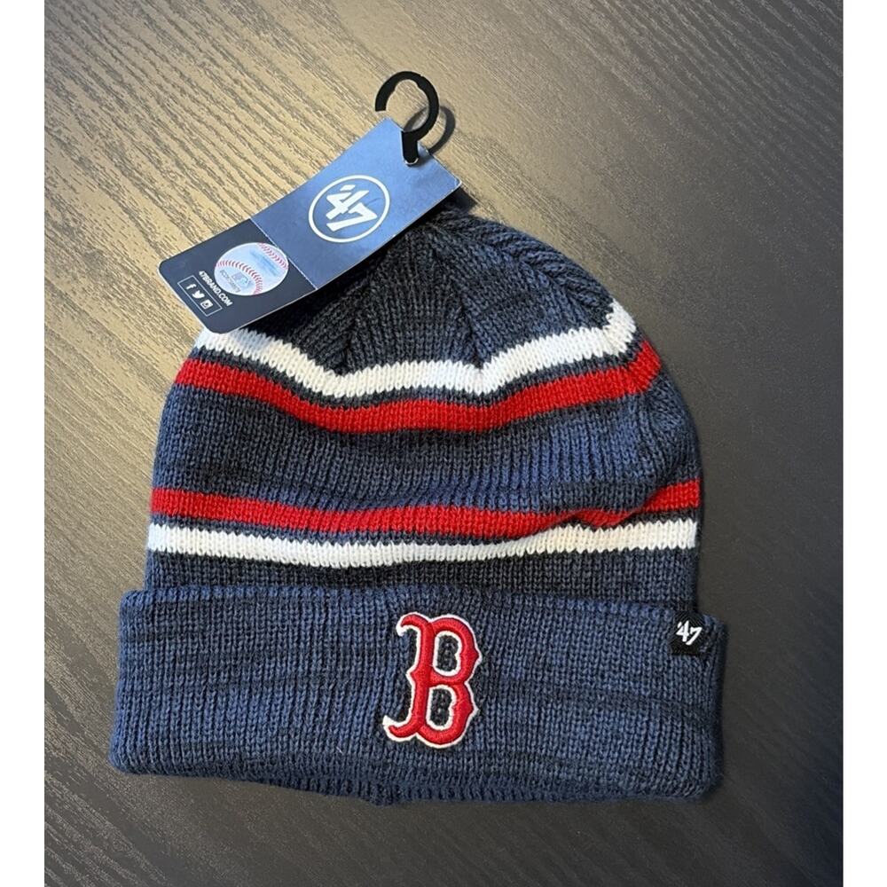 Boston Red Sox MLB Marled Stripe MB Beanie Knitt 47